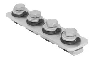 Walraven Längsverbinder RapidStrut flach 164x40x31 BUP 4xM10 - vormontiert – Bild 2