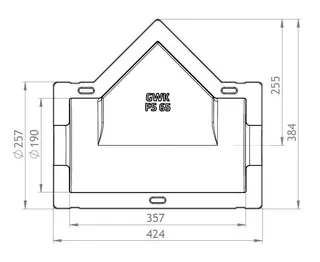 GWK ES-Box Serie FS Kemper DN65 für Freistrom-Absperrventil 135 01 – Bild 2