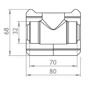 GWK EPP-Box Serie KH DN15 silbergrau für Kugelhahn mit T-Griff mit IG – Bild 2