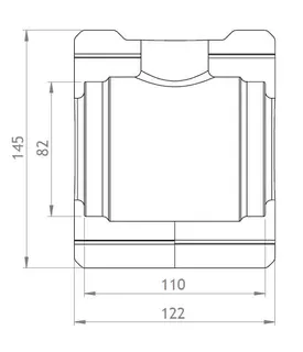 GWK EPP-Box Serie KH DN50 silbergrau für Kugelhahn mit T-Griff mit IG – Bild 2