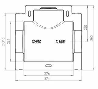 GWK ES-Box Serie C KSB DN100 für Absperrventil Boa-Compact – Bild 2
