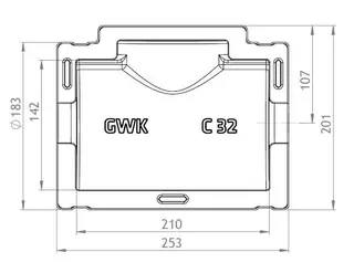 GWK ES-Box Serie C KSB DN32 für Absperrventil Boa-Compact – Bild 2