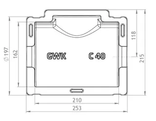 GWK ES-Box Serie C KSB DN40 für Absperrventil Boa-Compact – Bild 2