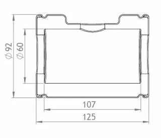 GWK ES-Box Serie KH-Flach Giacomini DN32 für Kugelhahn R250D – Bild 2