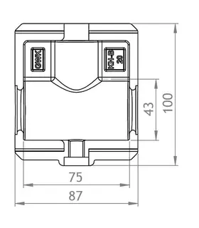 GWK EPP-Box Serie KH-B DN20 silbergrau f. Kugelhahn m. Flügelgriff u. IG – Bild 2