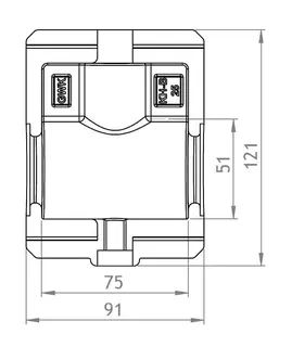 GWK EPP-Box Serie KH-B DN25 silbergrau f. Kugelhahn m. Flügelgriff u. IG – Bild 2