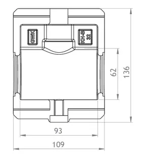 GWK EPP-Box Serie KH-B DN32 silbergrau f. Kugelhahn m. Flügelgriff u. IG – Bild 2