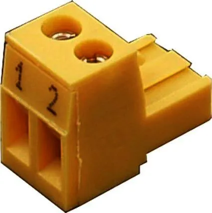 Wolf Gegenstecker gelb 2-polig für R20 DigiCompact