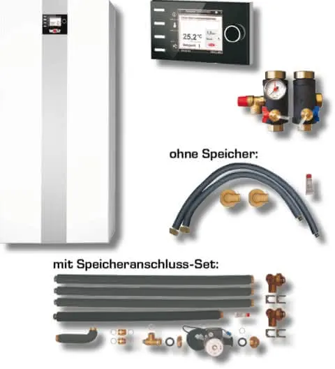 Wolf Paket Gasbrennwertkessel TGB-2-40 Ausführung Mischerkreis, BM-2