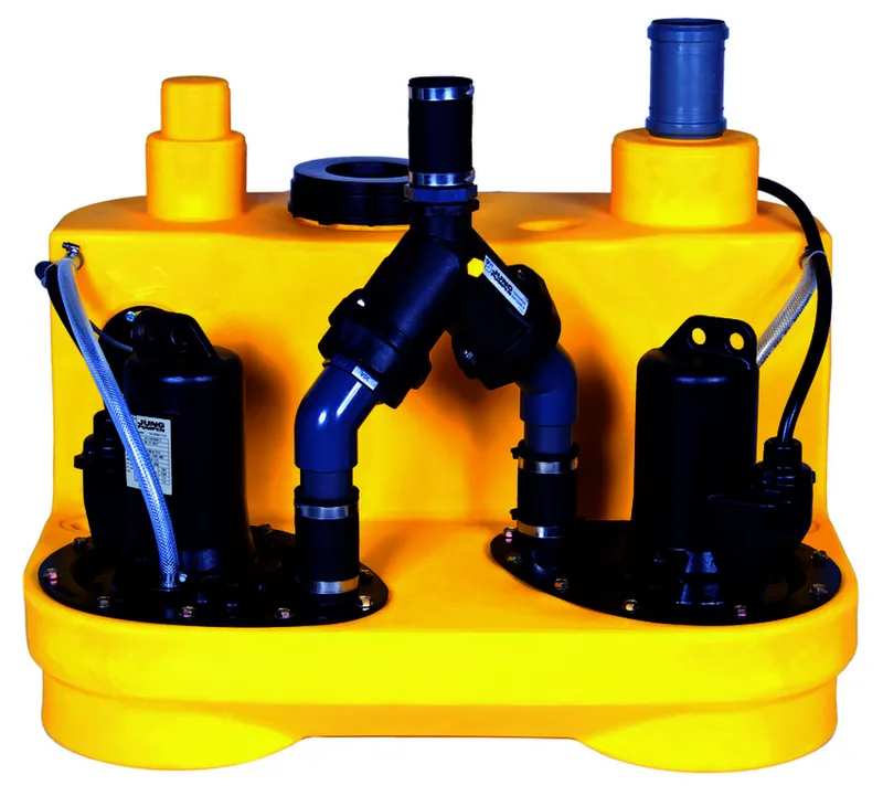 Jung Pumpen FÄKALIENHEBEANLAGE COMPLI 1020/2 M 400 V MIT MULTICUT SCHNEIDSYSTEM