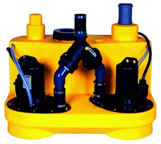 Jung Pumpen FÄKALIENHEBEANLAGE COMPLI 1020/2 M 400 V MIT MULTICUT SCHNEIDSYSTEM