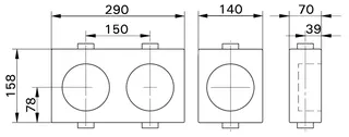 EW Zählermodul UP-fix-MEZZO UP-fix-MEZZO 20/2-A – Bild 4