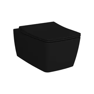 VitrA Tiefspül-Wand-WC Flush 2.0 Metropole 360 x 560 mm V-Fit 2.0 Schwarz Matt
