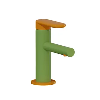 VitrA Einhebel-Waschtischmischer Sento Kids Grün/Gelb