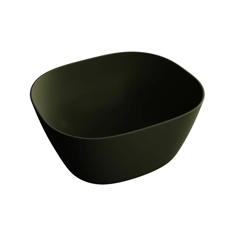 VitrA Plural Aufsatzschale 450x380x215 mm rechteckig hoch CERAFINE Moos Matt