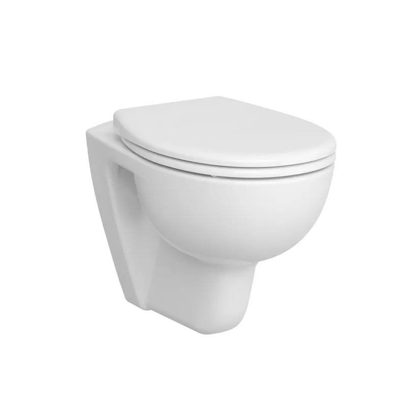 VitrA Tiefspül-Wand-WC Conforma spülrandlos + 60 mm 355 x 540 mm Weiß Hochglanz VC