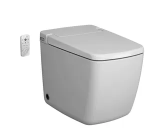 Dusch-Stand-WC V-Care Prime Lite Duroplast Weiß Hochglanz VitrA Clean – Bild 2