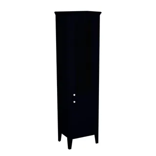 VitrA Hochschrank Valarte 535 x 1965 mm 2 Türen Glas Anschlag re. Stahlblau