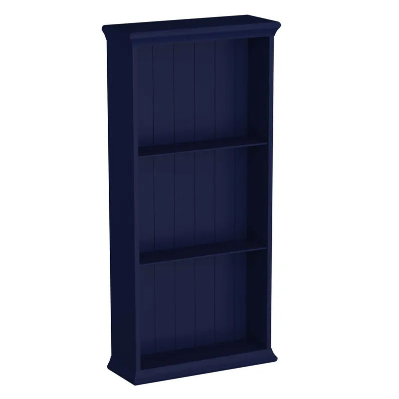 VitrA Wandregal Valarte 535 x 1135 mm 2 Glaseinlegeböden Stahlblau