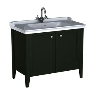 VitrA Set Waschtisch + Unterschrank Valarte 995 mm 2 Türen Vintage Grün