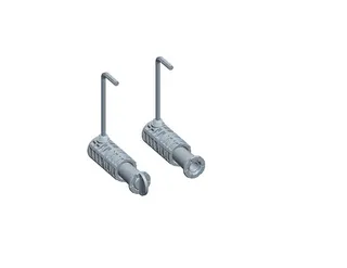 VitrA Montageset V-Fit Ersatzteil Wand-WC 105 mm