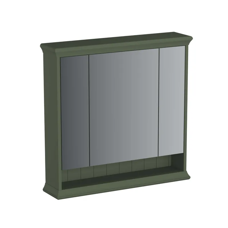 VitrA LED-Spiegelschrank Valarte 780 mm 3 Türen Vintage Grün