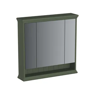 VitrA LED-Spiegelschrank Valarte 780 mm 3 Türen Vintage Grün