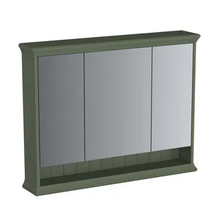 VitrA LED-Spiegelschrank Valarte 980 mm 3 Türen Vintage Grün