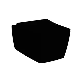 VitrA Tiefspül-Wand-WC Flush 2.0 Metropole 360 x 560 mm V-Fit 2.0 Schwarz Matt VC