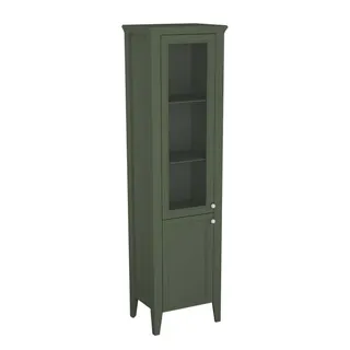 VitrA Hochschrank Valarte 535 x 1965 mm 2 Türen Glas Anschlag li. Vintage Grün