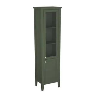 VitrA Hochschrank Valarte 535 x 1965 mm 2 Türen Glas Anschlag re. Vintage Grün