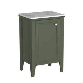 VitrA Halbhochschrank Valarte 535 x 830 mm 1 Tür Anschlag links Vintage Grün