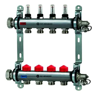 HEIMEIER Heizkreisvert. Dynacon 150 autom. Durchflussregler, 7 Heizkreise