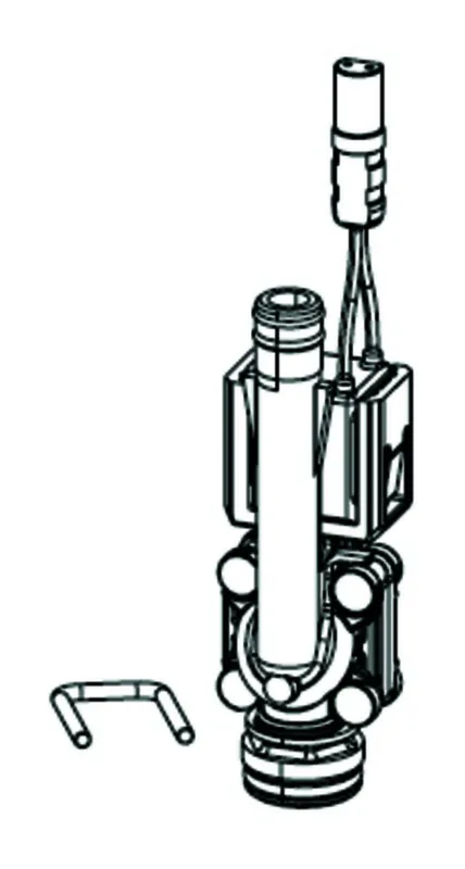 SCHELL Axialmagnetventil 6V mit Haltebügel