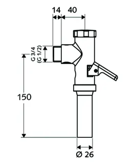 SCHELL AP-WC-Druckspüler SCHELLOMAT Hebel, Ms-Kolben, 3/4", chrom – Bild 2