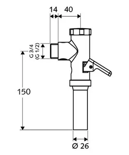 SCHELL AP-WC-Druckspüler SCHELLOMAT Hebel, 1/2", chrom – Bild 3