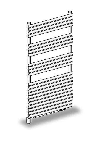 Zehnder Design-Heizkörper Forma Air, elektrisch LFE-170-050/IPS 1750x126x496, RAL 9016