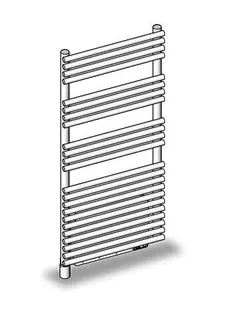 Zehnder Design-Heizkörper Forma Air, elektrisch LFE-170-050/IPS 1750x126x496, RAL 9016