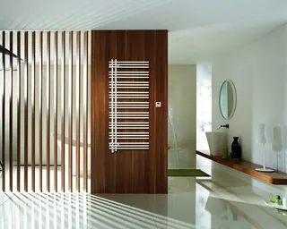Zehnder Design-Heizkörper Yucca elektrisch YAEL-130-50/GD 1329x95x478 Titane – Bild 3