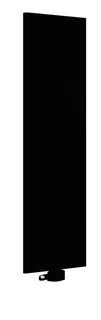 sanibel-Designbadheizkörper S4 A20 1-reihig 55xBH1553xBL531mm Schwarz samtm