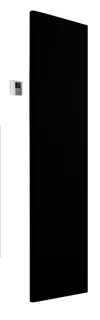 sanibel-Designbadheizkörper S4-E Elektro A20 BH 1500mm BL 600mm Schwarz samtm