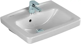 Villeroy & Boch Handwaschbecken Newo 500x400mm Eckig 1HL. mit Überlauf Weiß Alpin