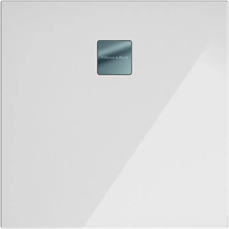 Villeroy & Boch Duschwanne Newo 800x800x40mm Quadrat flächenbündiger Einbau Weiß Alpin