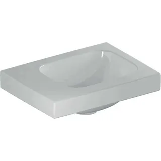Geberit iCon Light Handwaschbecken 38x28cm ohne Hahnloch links, ohne Überlauf, weiß – Bild 2