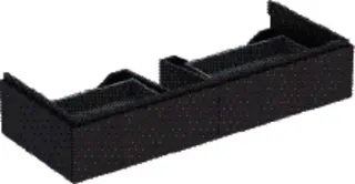 GE Xeno2 Unterschrank f. WT m. B:120cm m. 2 Schubl., 117,4x22x46,2cm, scul.grau