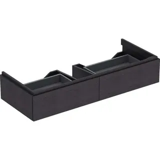 Geberit Xeno2 Unterschrank f. Waschtisch m. B:120cm m. 2 Schubl., 117,4x22x46,2cm, scul.grau – Bild 2