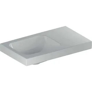 Geberit iCon Light Handwaschbecken 53x31cm Ablg./ohne Hahnloch rechts, ohne Überlauf, weiß – Bild 2