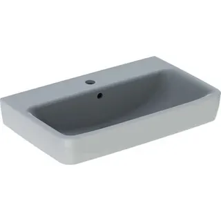 Geberit Renova Compact Waschtisch, 65x40cm mit Hahnloch, mit Überlauf, weiß, KeraTect – Bild 2