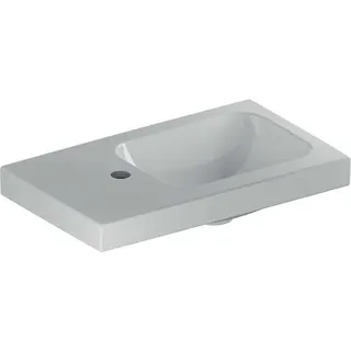 Geberit iCon Light Handwaschbecken 53x31cm Ablg./Hl. links, ohne Überlauf, weiß – Bild 2