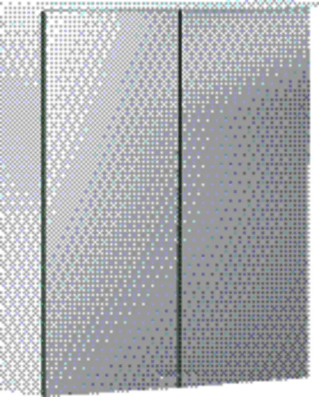Geberit Option Basic Spiegelschrank m. Beleuchtung 2 Türen 55x67,7x18cm weiß